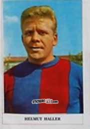 Figurina Helmut Haller - Caccia ai campioni 1966-67 n. 23 - Fidass