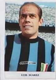 Figurina Luisito Suárez - Caccia ai campioni 1966-67 n. 82 - Fidass