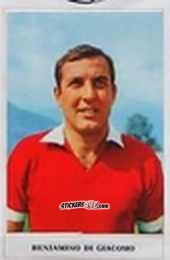 Sticker Beniamino Di Giacomo - Caccia ai campioni 1966-67 n. 141 - Fidass