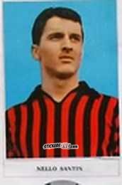Figurina Nello Santin - Caccia ai campioni 1966-67 n. 148 - Fidass
