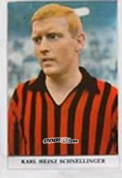 Figurina Karl-Heinz Schnellinger - Caccia ai campioni 1966-67 n. 149 - Fidass