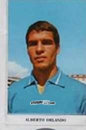 Figurina Alberto Orlando - Caccia ai campioni 1966-67 n. 160 - Fidass