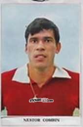 Figurina Nestor Combin - Caccia ai campioni 1966-67 n. 201 - Fidass
