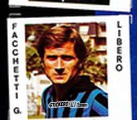 Sticker Facchetti - Calciatori 1977-78
 n. 112 - TuttoCalcio