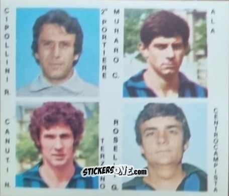 Figurina Cipollini / Muraro / Canuti / Roselli - Calciatori 1977-78
 n. 20 - TuttoCalcio