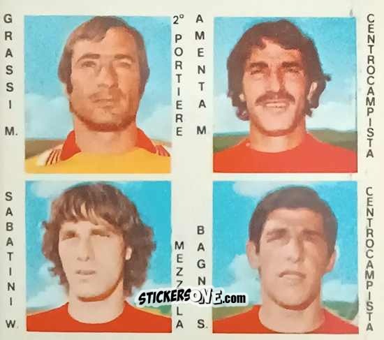 Figurina Grassi / Amenta / Sabatini / Salvatore Bagni - Calciatori 1977-78
 n. 30 - TuttoCalcio