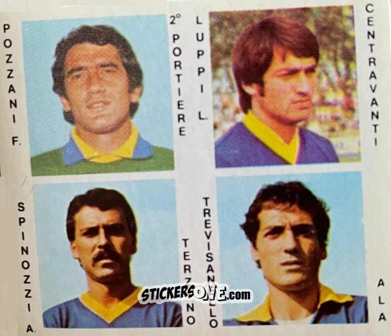 Sticker Pozzani / Luppi / Spinozzi / Trevisanello - Calciatori 1977-78
 n. 38 - TuttoCalcio