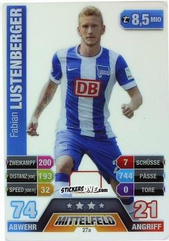 Cromo Fabian Lustenberger - German Fussball Bundesliga 2014-2015. Match Attax n. 27a - Topps