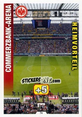 Cromo Commerzbank-Arena - German Fussball Bundesliga 2014-2015. Match Attax - Topps