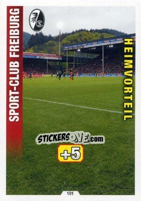 Sticker Sport-Club Freiburg - German Fussball Bundesliga 2014-2015. Match Attax n. 101 - Topps