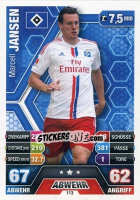 Sticker Marcell Jansen