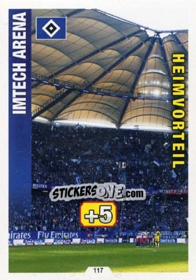 Sticker Imtech Arena - German Fussball Bundesliga 2014-2015. Match Attax n. 117 - Topps