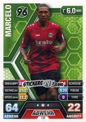 Cromo Marcelo - German Fussball Bundesliga 2014-2015. Match Attax - Topps