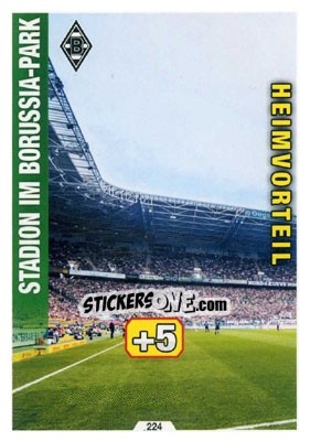 Figurina Stadion im Borussia-Park - German Fussball Bundesliga 2014-2015. Match Attax - Topps