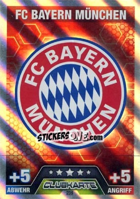 Sticker Club Logo - German Fussball Bundesliga 2014-2015. Match Attax - Topps