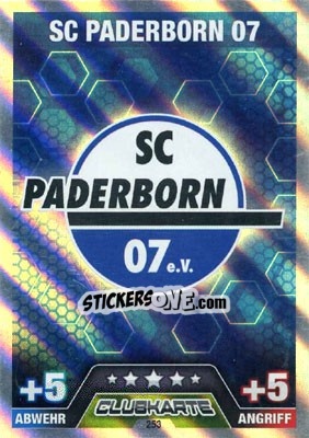 Sticker Club Logo - German Fussball Bundesliga 2014-2015. Match Attax - Topps