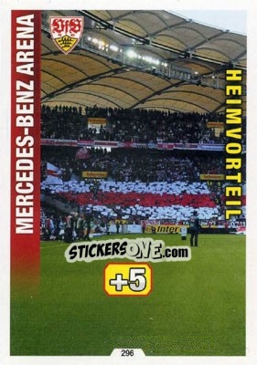 Sticker Mercedes-Benz Arena - German Fussball Bundesliga 2014-2015. Match Attax n. 296 - Topps