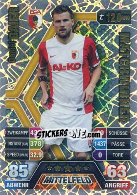 Figurina Daniel Baier - German Fussball Bundesliga 2014-2015. Match Attax - Topps