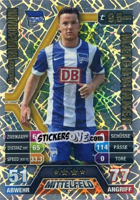 Cromo Alexander Baumjohann - German Fussball Bundesliga 2014-2015. Match Attax - Topps