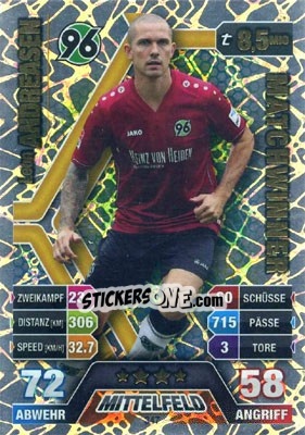 Sticker Leon Andreasen - German Fussball Bundesliga 2014-2015. Match Attax - Topps