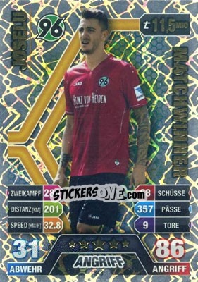 Sticker Joselu - German Fussball Bundesliga 2014-2015. Match Attax - Topps