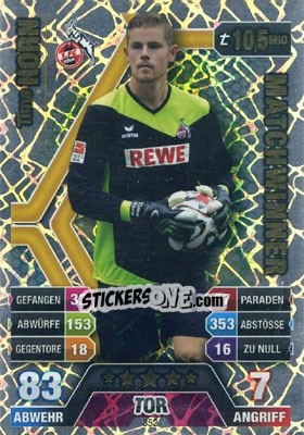 Sticker Timo Horn - German Fussball Bundesliga 2014-2015. Match Attax - Topps