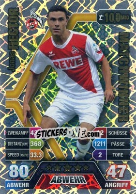 Sticker Jonas Hector - German Fussball Bundesliga 2014-2015. Match Attax n. 353 - Topps