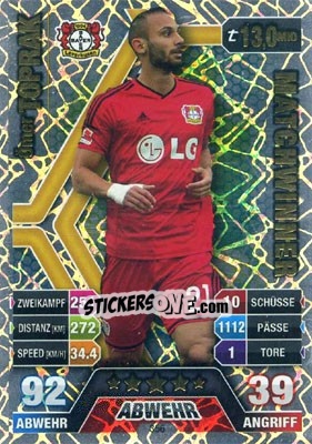 Cromo Ömer Toprak - German Fussball Bundesliga 2014-2015. Match Attax - Topps