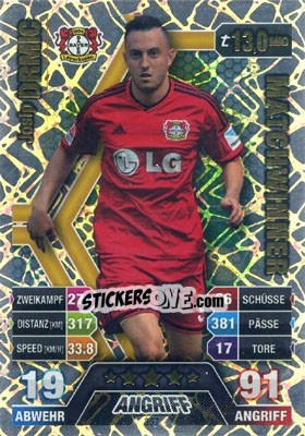 Sticker Josip Drmic - German Fussball Bundesliga 2014-2015. Match Attax n. 357 - Topps