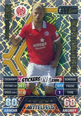 Sticker Johannes Geis - German Fussball Bundesliga 2014-2015. Match Attax - Topps