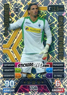 Sticker Yann Sommer - German Fussball Bundesliga 2014-2015. Match Attax - Topps