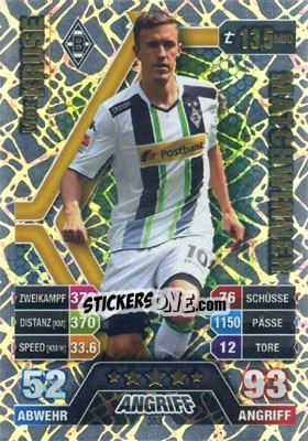 Sticker Max Kruse - German Fussball Bundesliga 2014-2015. Match Attax n. 363 - Topps