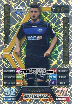 Sticker Moritz Stoppelkamp - German Fussball Bundesliga 2014-2015. Match Attax - Topps