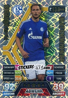 Sticker Benedikt Höwedes - German Fussball Bundesliga 2014-2015. Match Attax n. 371 - Topps