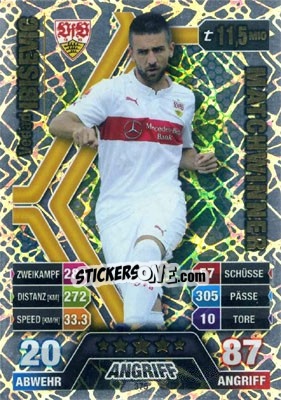 Sticker Vedad Ibiševic - German Fussball Bundesliga 2014-2015. Match Attax n. 375 - Topps