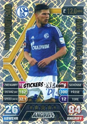 Sticker Klaas-Jan Huntelaar - German Fussball Bundesliga 2014-2015. Match Attax n. 381 - Topps