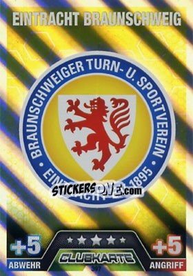 Cromo Club Logo - German Fussball Bundesliga 2014-2015. Match Attax - Topps