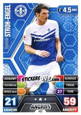 Figurina Dominik Stroh-Engel - German Fussball Bundesliga 2014-2015. Match Attax - Topps