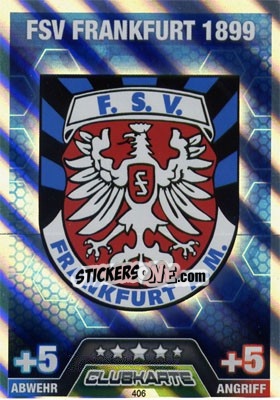 Sticker Club Logo - German Fussball Bundesliga 2014-2015. Match Attax - Topps