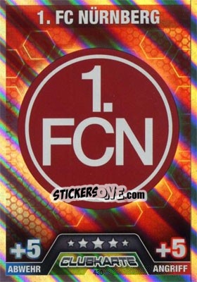 Sticker Club Logo - German Fussball Bundesliga 2014-2015. Match Attax - Topps