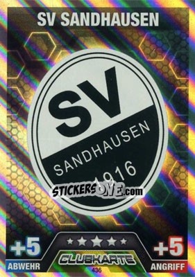 Sticker Club Logo - German Fussball Bundesliga 2014-2015. Match Attax - Topps