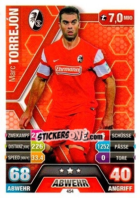 Sticker Marc Torrejón - German Fussball Bundesliga 2014-2015. Match Attax - Topps