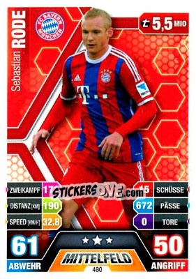 Cromo Sebastian Rode