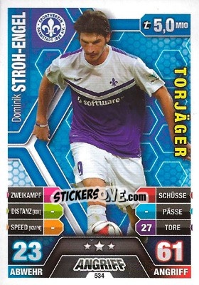 Figurina Dominik Stroh-Engel - German Fussball Bundesliga 2014-2015. Match Attax - Topps