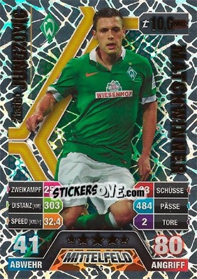 Figurina Zlatko Junuzovic - German Fussball Bundesliga 2014-2015. Match Attax - Topps