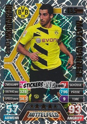 Sticker Henrikh Mkhitaryan - German Fussball Bundesliga 2014-2015. Match Attax n. 586 - Topps