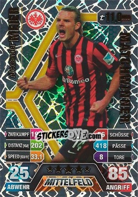 Sticker Alexander Meier - German Fussball Bundesliga 2014-2015. Match Attax - Topps