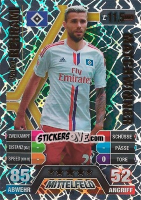 Sticker Valon Behrami - German Fussball Bundesliga 2014-2015. Match Attax n. 589 - Topps