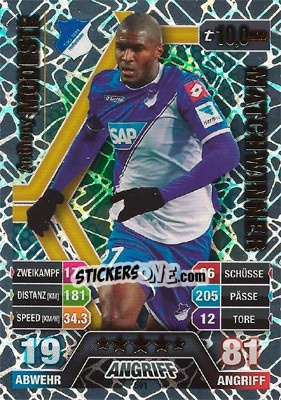 Sticker Anthony Modeste - German Fussball Bundesliga 2014-2015. Match Attax n. 591 - Topps