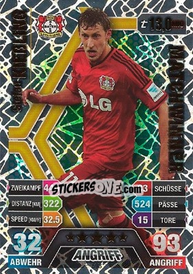 Sticker Stefan Kießling - German Fussball Bundesliga 2014-2015. Match Attax n. 593 - Topps
